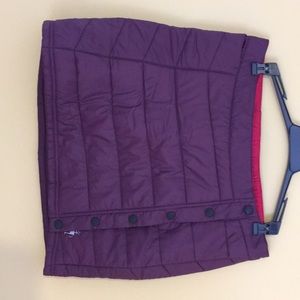 Quilted smartwool skirt
